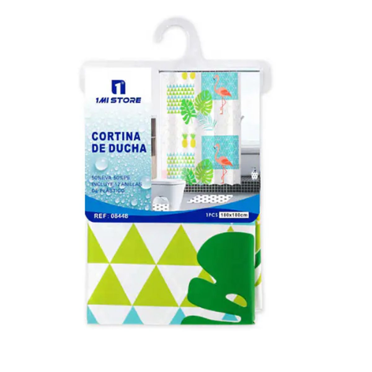 GENERICO - Cortina de Baño Anti-Hongos Impermeable - Diseño Elegante y Duradero