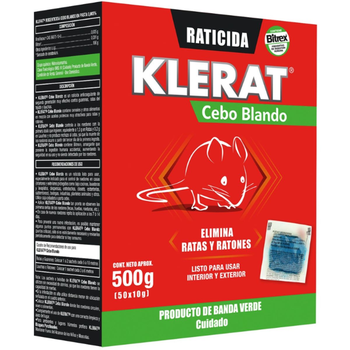 KLERAT - Klerat Cebo Blando 500g