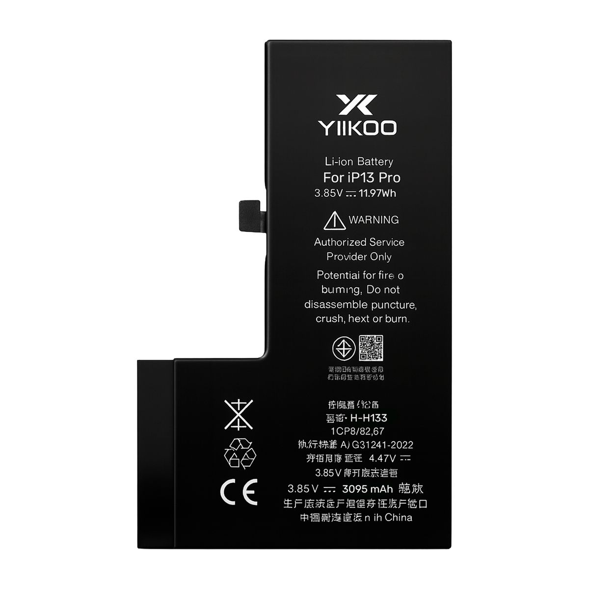 GENERICO - Bateria para iPhone 13 Pro YIIKOO Proteccion sobrecarga