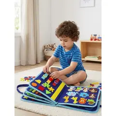 GENERICO - Libro Sensorial con Tablero De Actividades Motricidad Fina