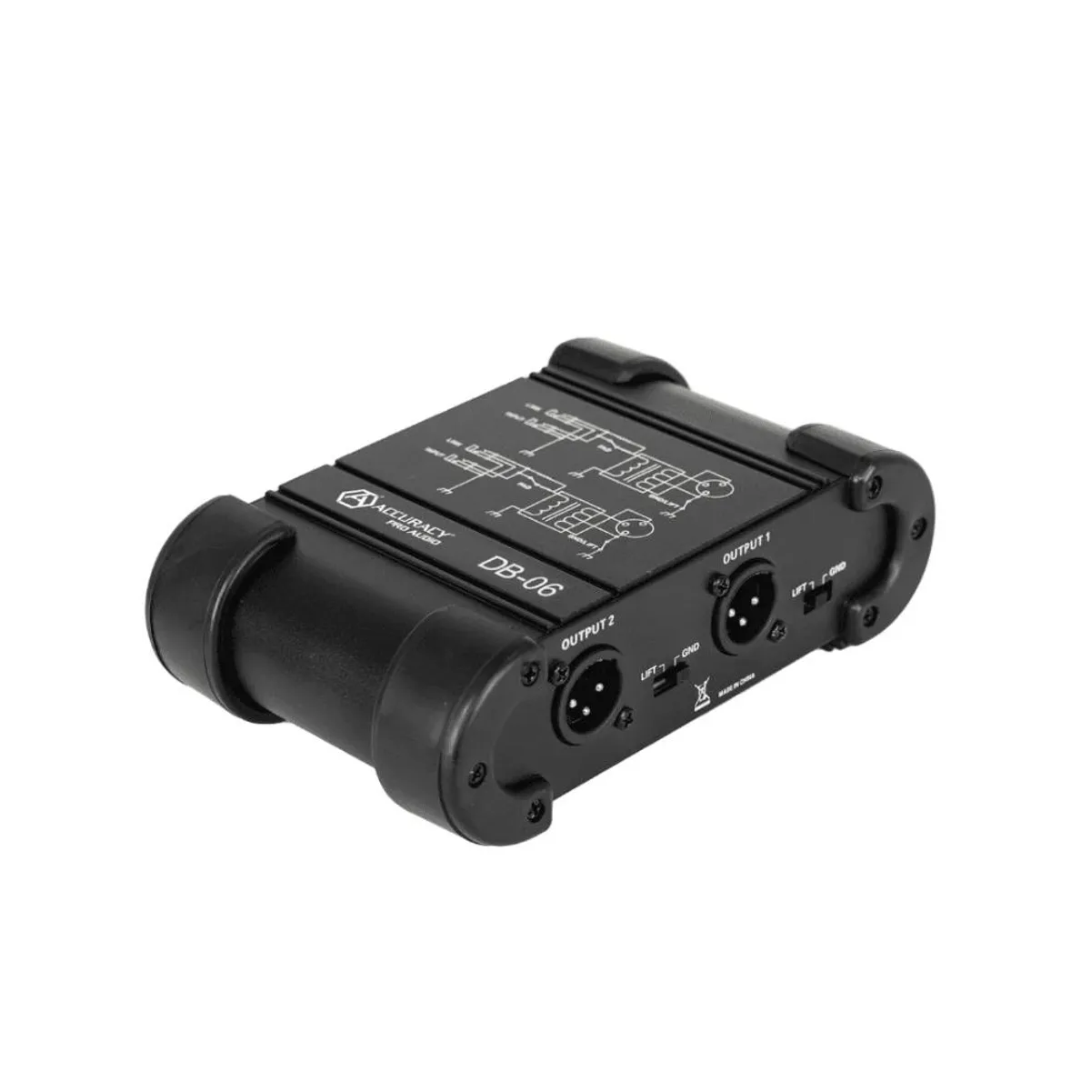 GENERICO - Caja Directa Pasiva Estéreo DB-06 Accuracy Pro Audio