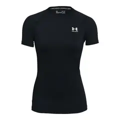 UNDER ARMOUR - Primera Capa Superior Mujer Heatgear Comp Superior Negro
