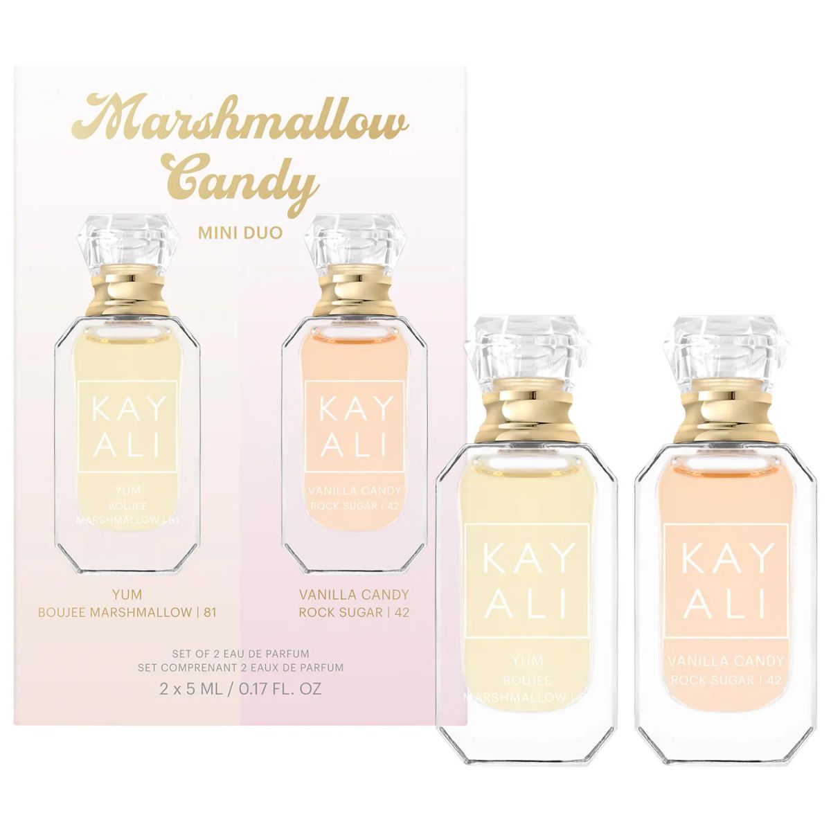 KAYALI - Set Duo de Regalo de Mini Perfumes Marshmallow Candy - Kayali
