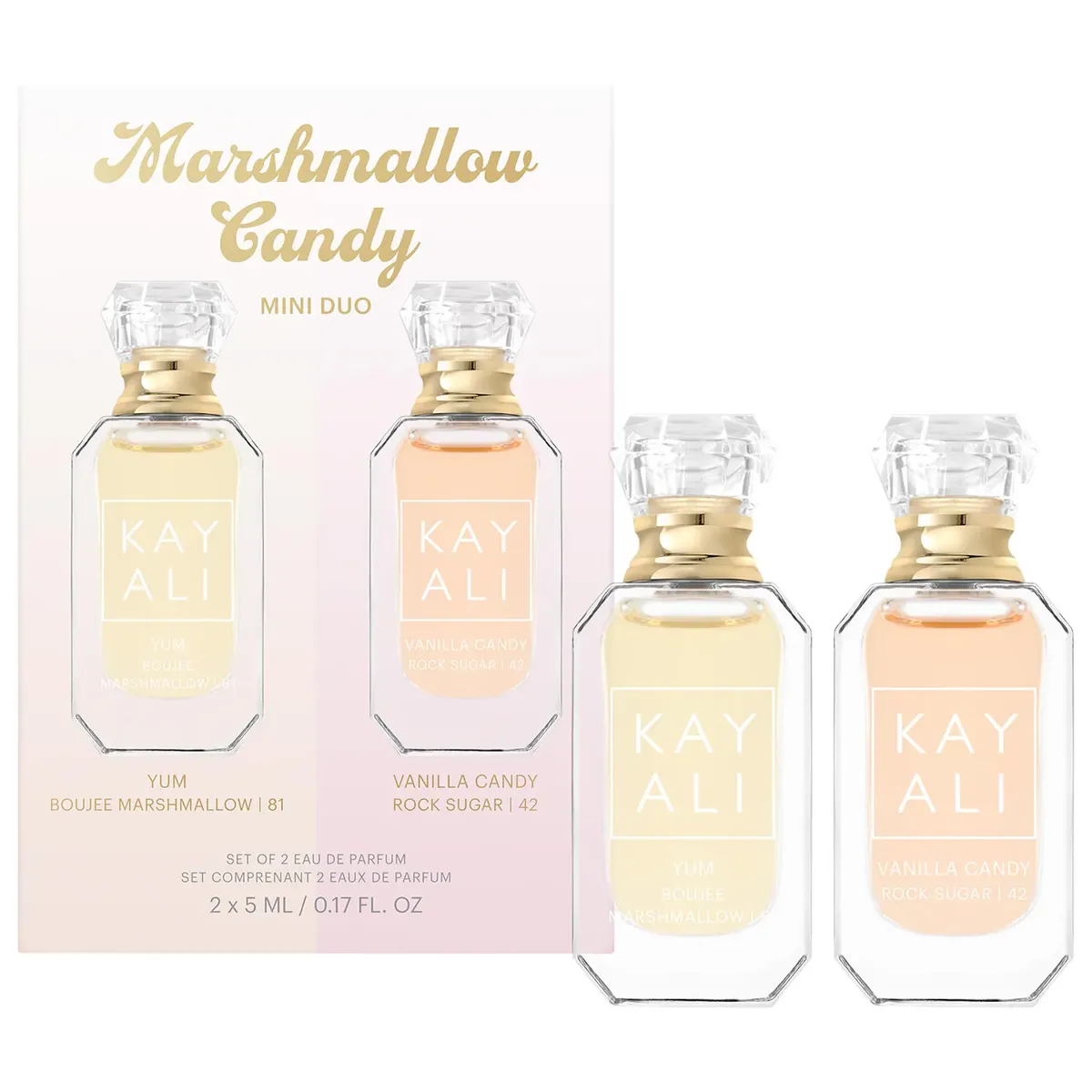 KAYALI - Set Duo de Regalo de Mini Perfumes Marshmallow Candy - Kayali