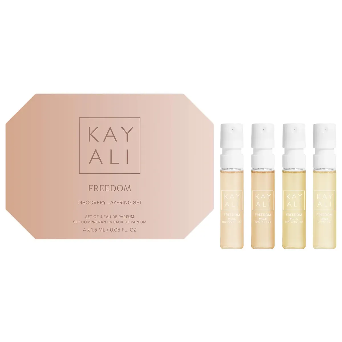 KAYALI - Set de Muestras para Combinar Fragancias Freedom - Kayali
