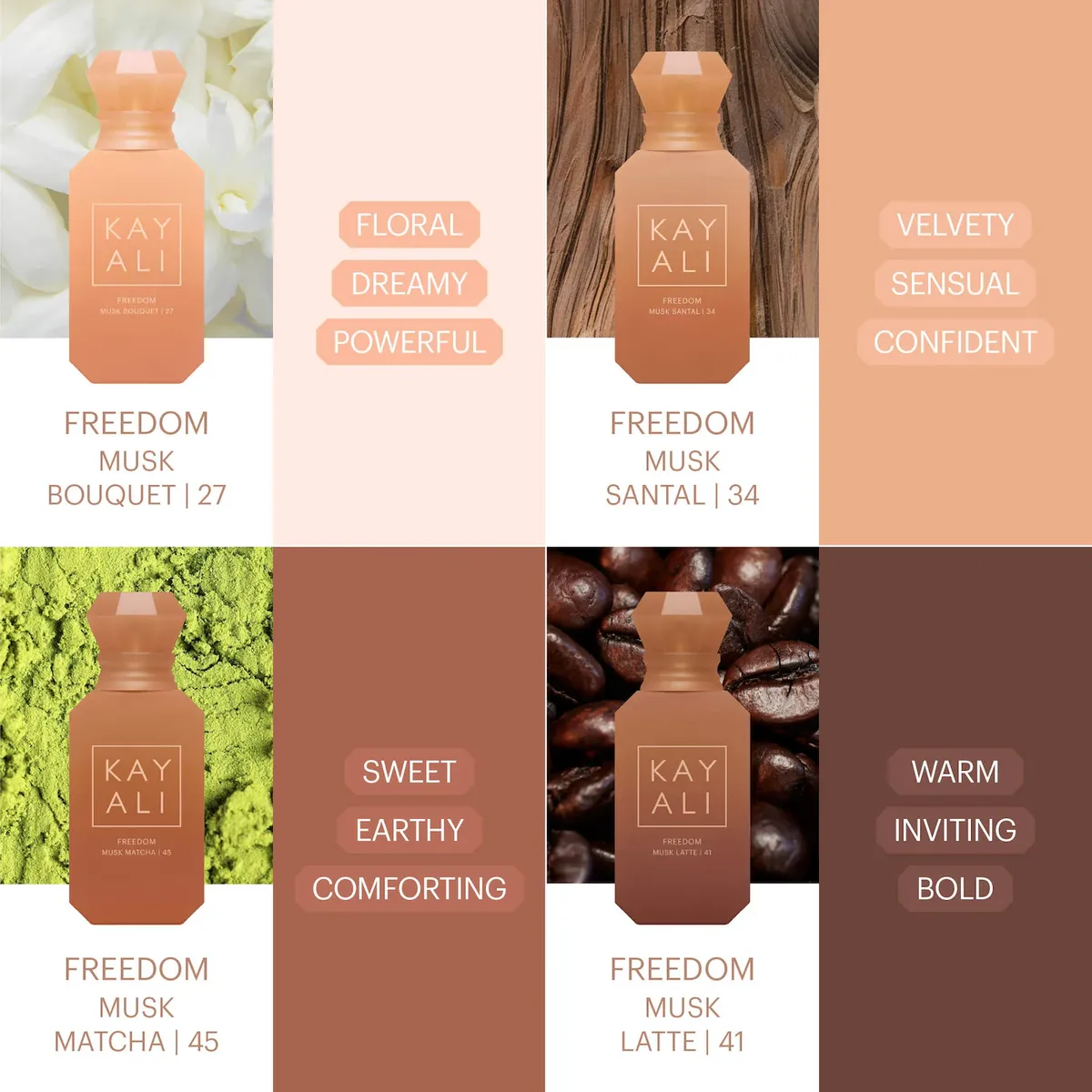 KAYALI - Set de Muestras para Combinar Fragancias Freedom - Kayali