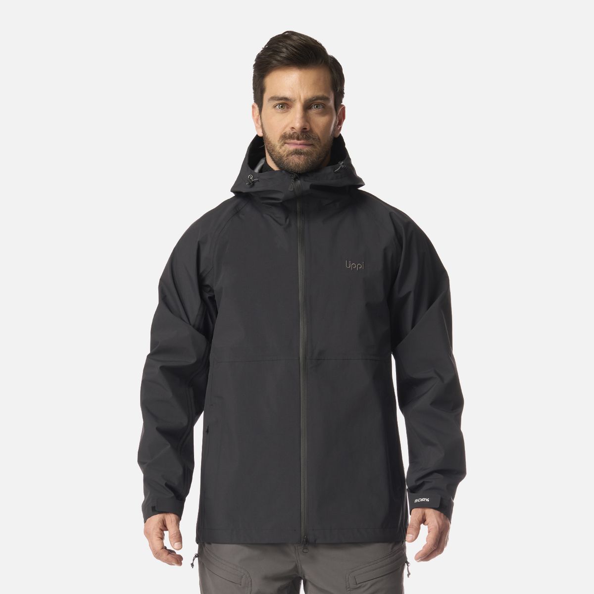LIPPI - Chaqueta Hombre Alpine B-Dry Hoody Jacket Negro Lippi