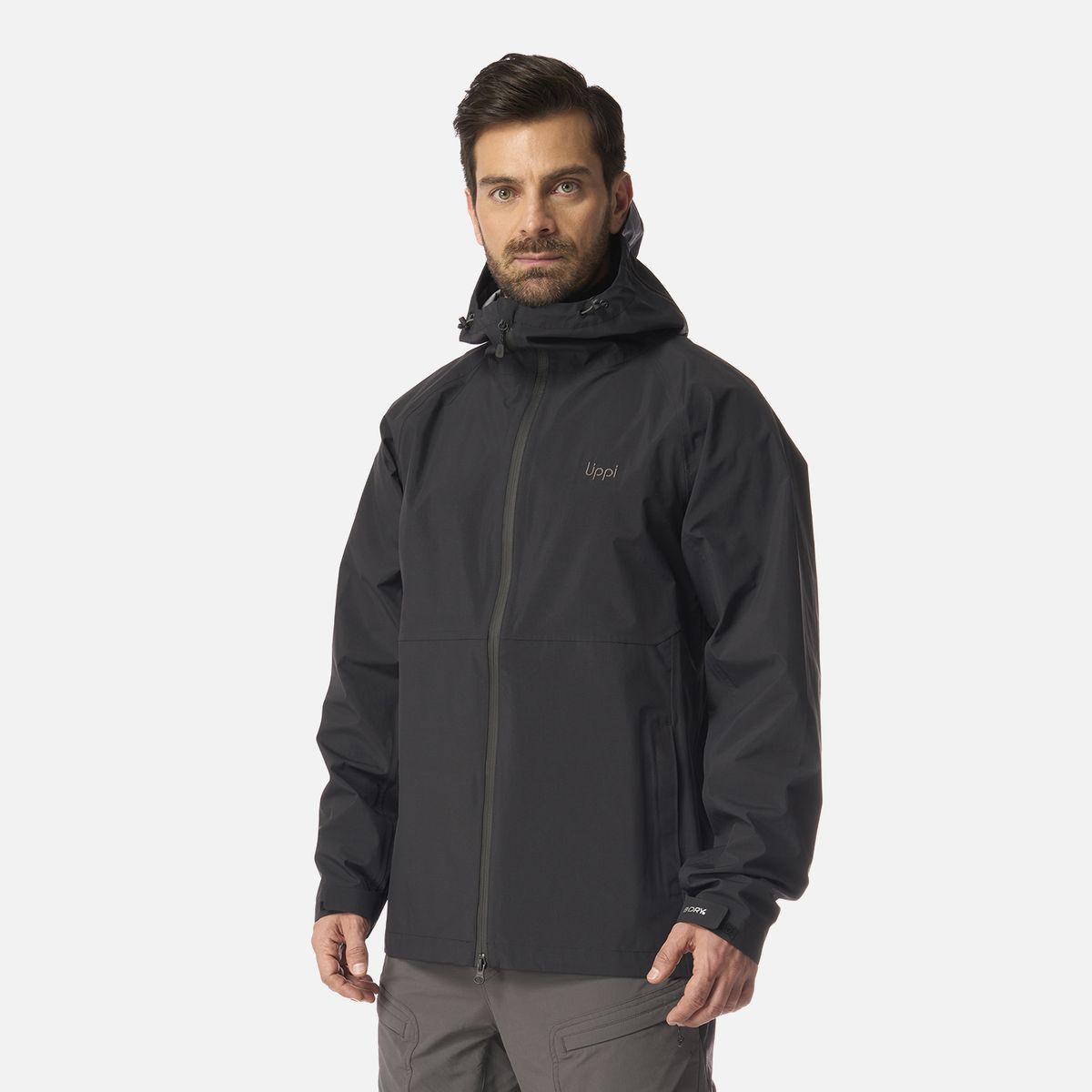 LIPPI - Chaqueta Hombre Alpine B-Dry Hoody Jacket Negro Lippi