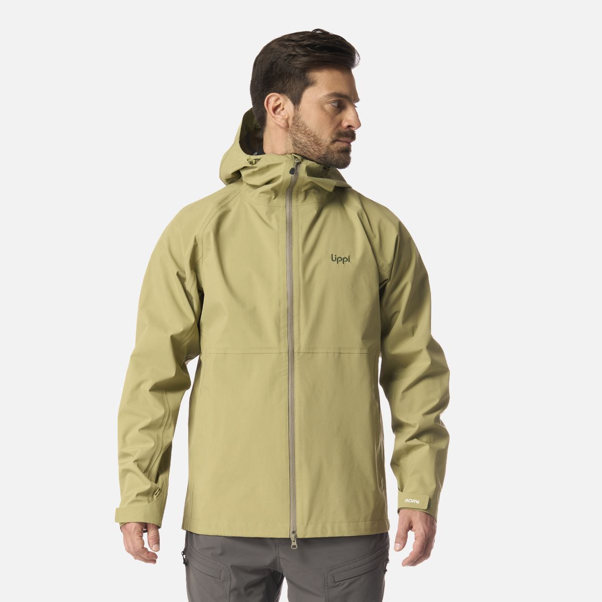 LIPPI - Chaqueta Hombre Alpine B-Dry Hoody Jacket Verde Lippi