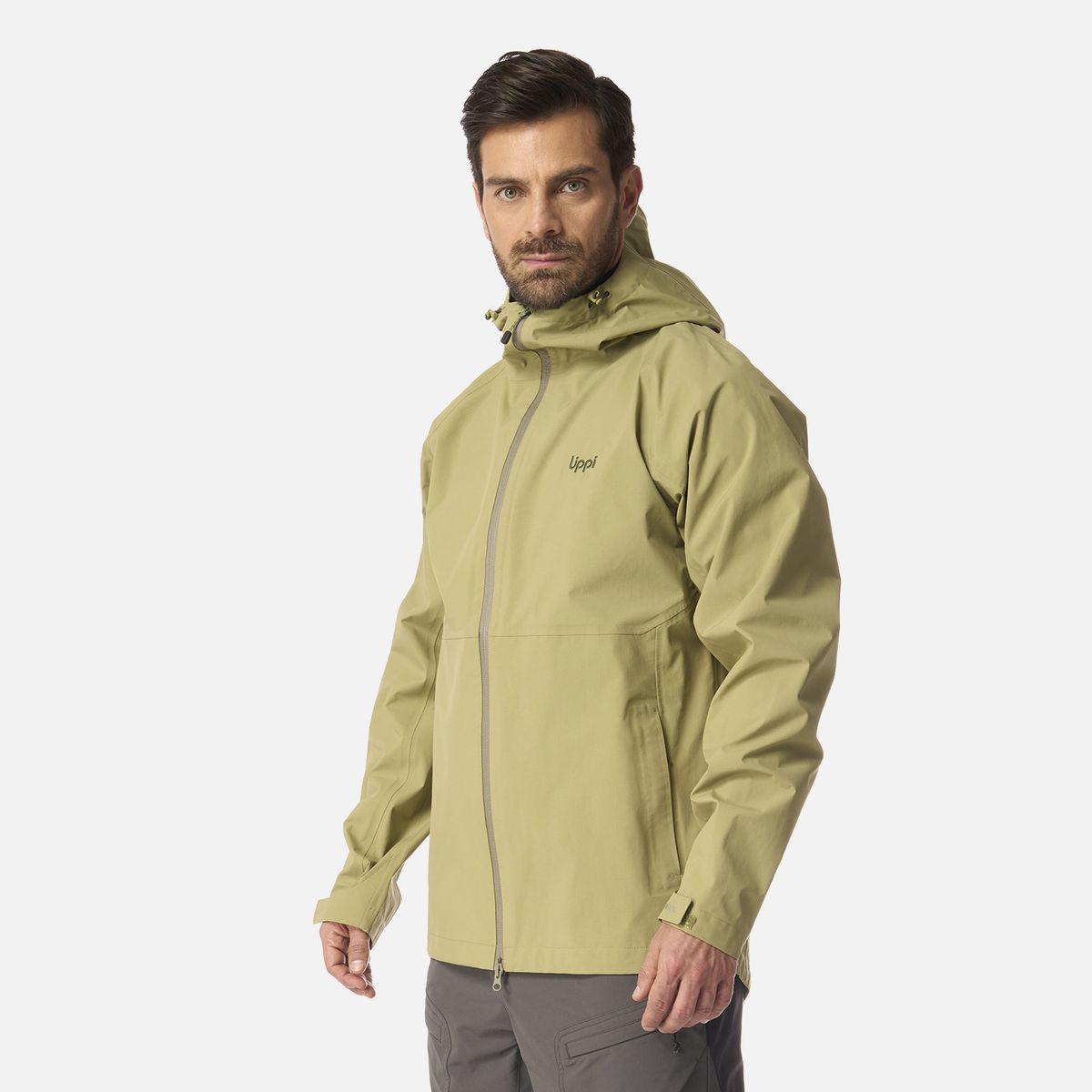 LIPPI - Chaqueta Hombre Alpine B-Dry Hoody Jacket Verde Lippi