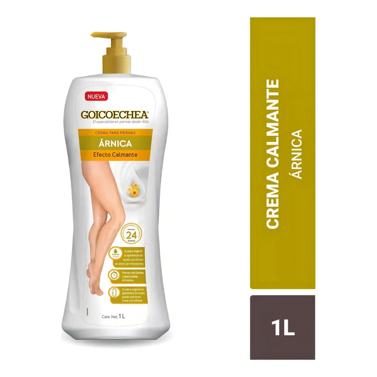 GOICOECHEA - Crema Corporal Goicochea Arnica y Manzanilla 1L