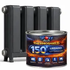 EPOXY - PINTURA ALTA TEMPERATURA - THERMOSHIELD - 2L GRIS GRAFITO