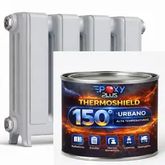 EPOXY - PINTURA ALTA TEMPERATURA - THERMOSHIELD - 2L GRIS PERLA