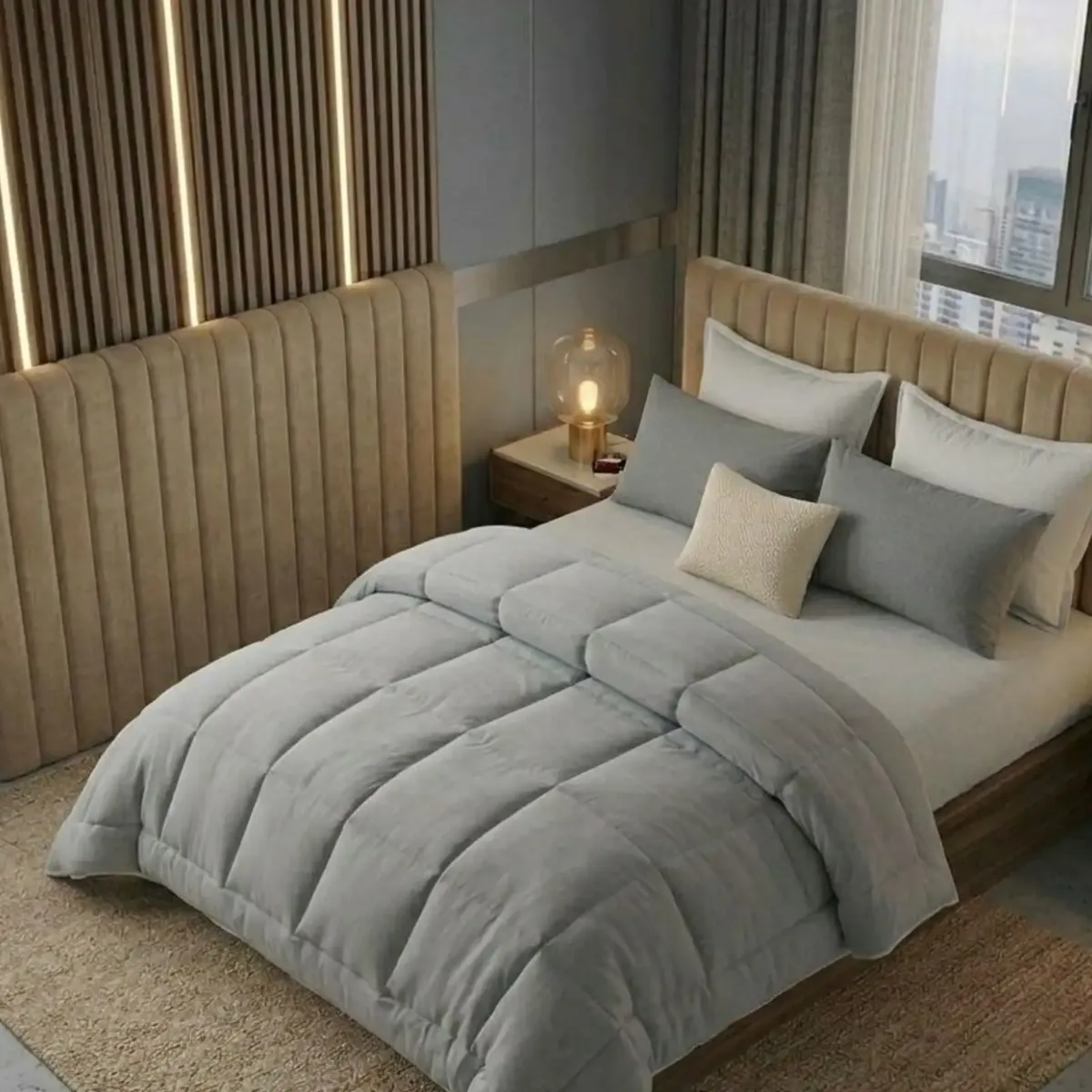 GENERICO - Cubrecama Plumón Premium Ultra Suave Invierno King