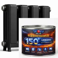 EPOXY - PINTURA ALTA TEMPERATURA - THERMOSHIELD - 2L NEGRO CARBÓN