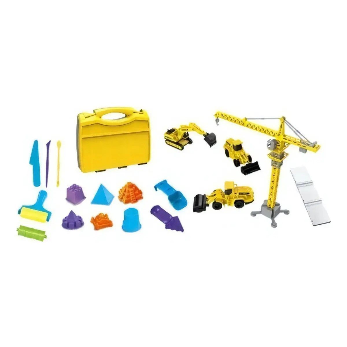 GENERICO - Dynamic Sand Arena Magica Set Juego De Construcción 1.5 Kg Color Amarillo BELUG