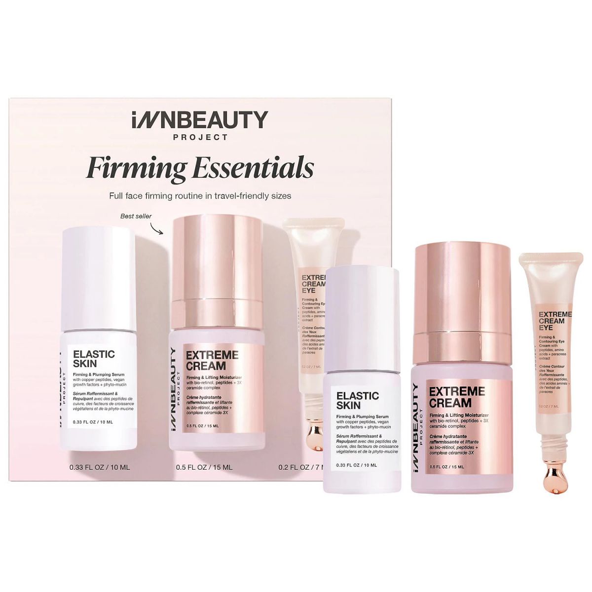 INNBEAUTY - Kit de Viaje de Cuidado Facial Firming Essentials - Innbeauty Project