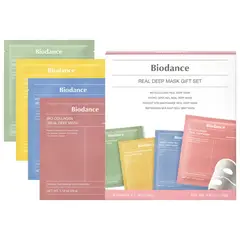 BIODANCE - Set de Regalo de 4 Mascarillas Faciales Real Deep -