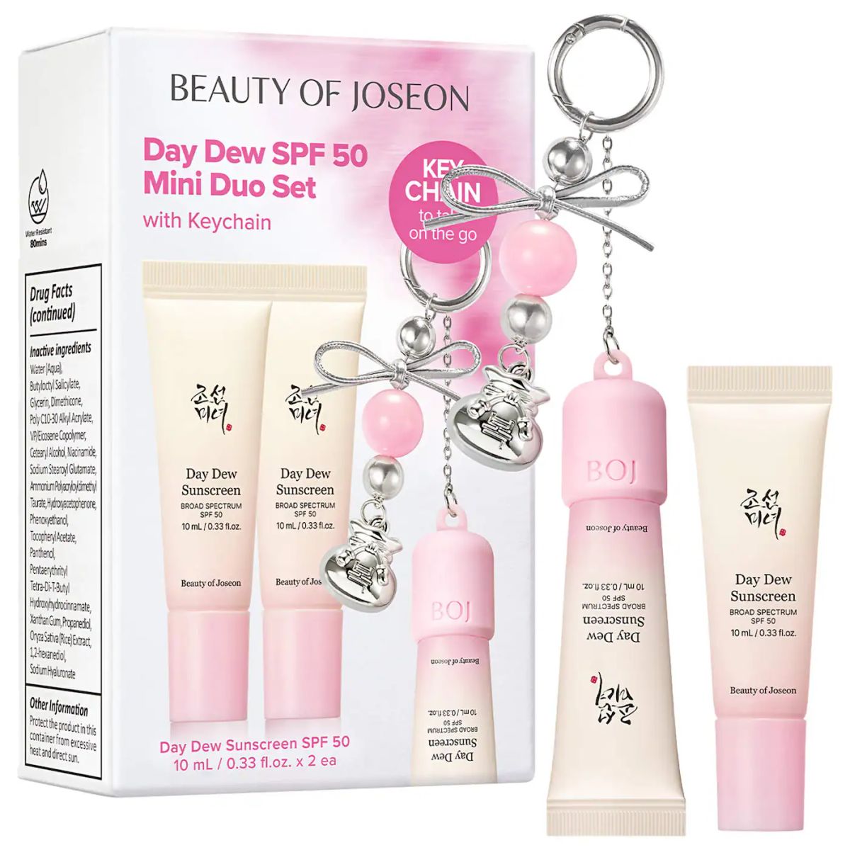 BEAUTY OF JOSEON - Mini Set de Protectores Solares Day Dew + Llavero de Regalo - Beauty of Joseon