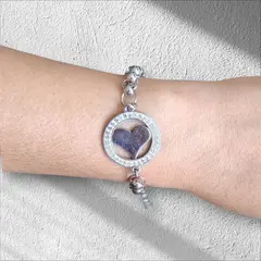 GENERICO - Pulsera Corazón Brillante- Cafunè Studio