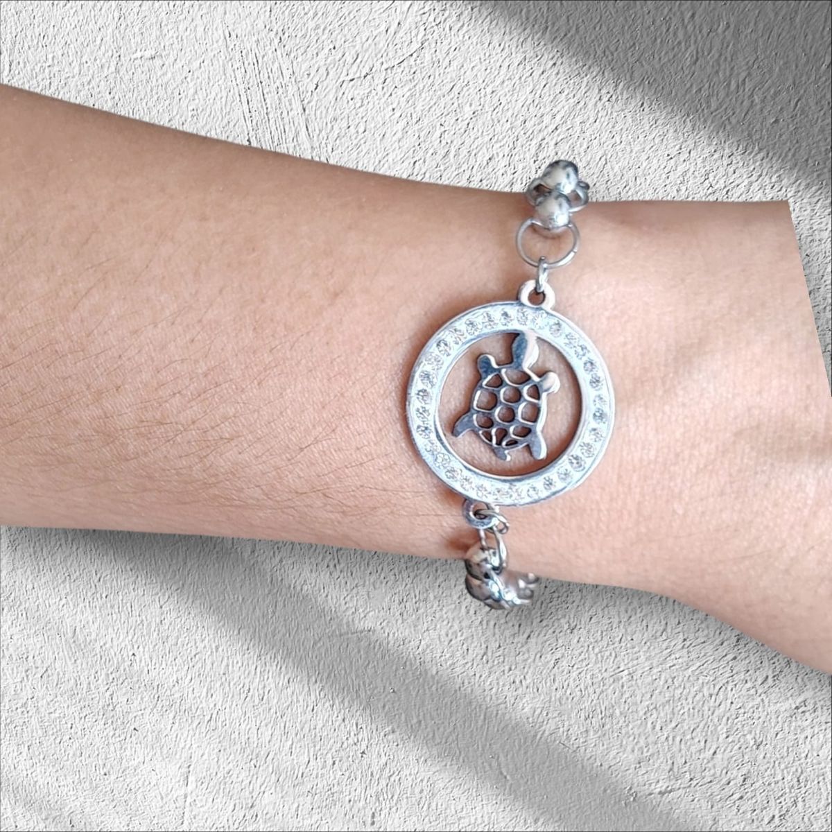 GENERICO - Pulsera Tortuga Brillante- Cafunè Studio