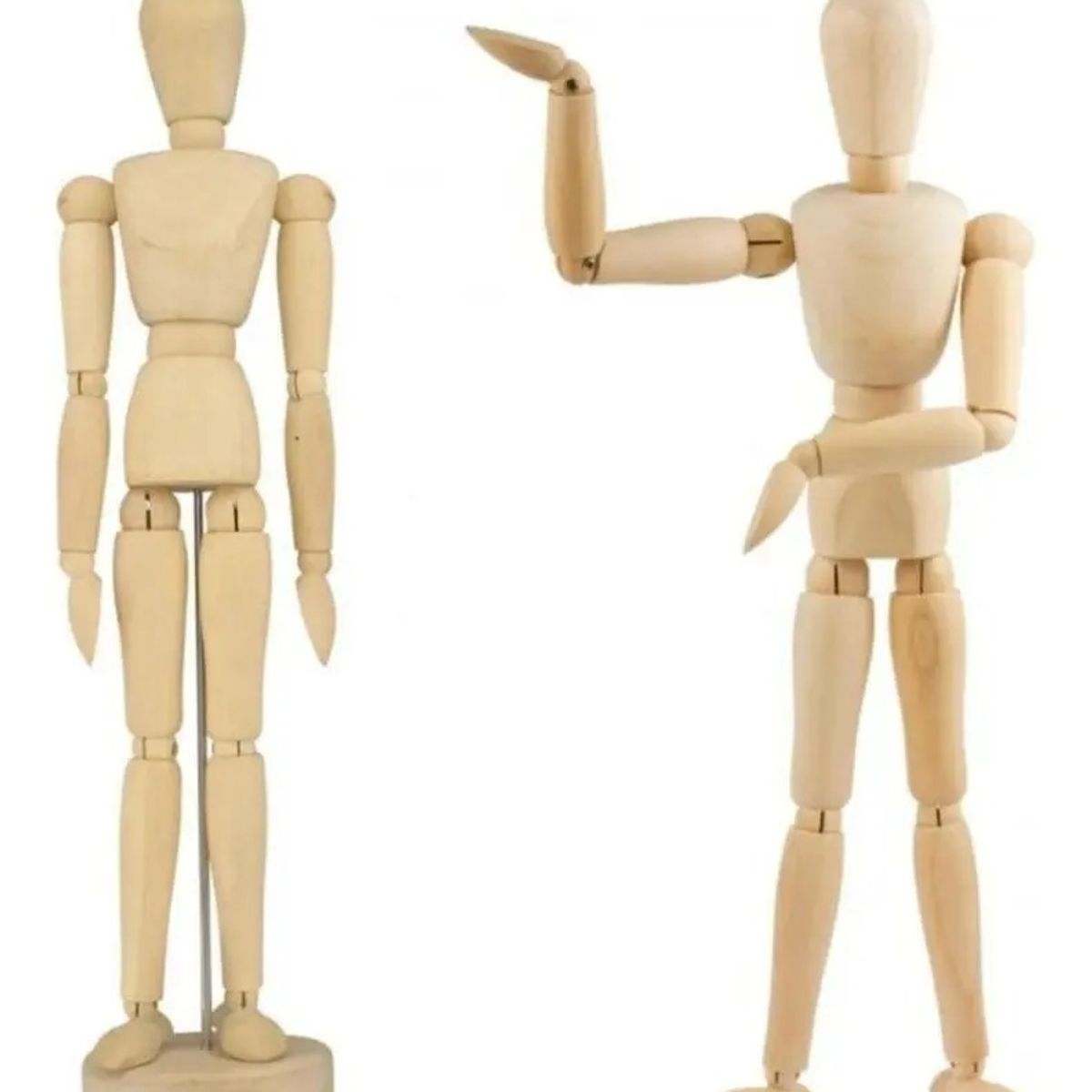 GENERICO - Maniquí Articulado De Madera (figura Humana 30 Cm -unisex)