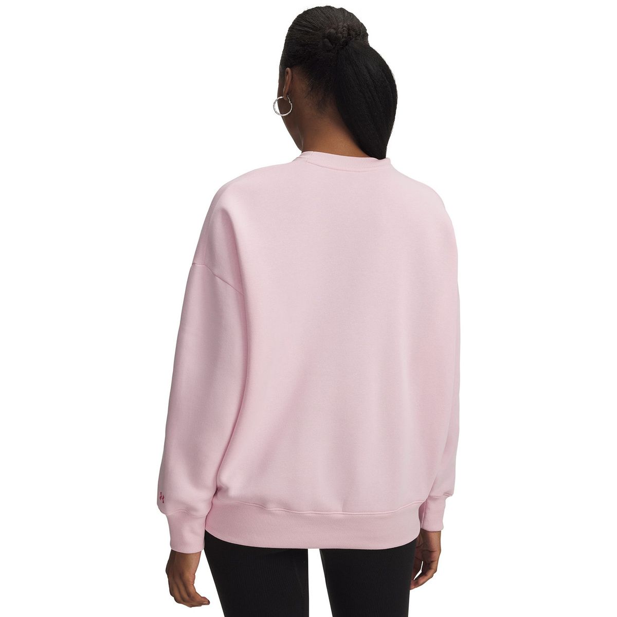 UNDER ARMOUR - Poleron Mujer Rival Fleece Os Varsity Crew Rosado UNDER ARMOUR