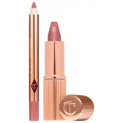 CHARLOTTE TILBURY - Mini Duo Set de Labial + Delineador Pillow Talk - Pillow Talk