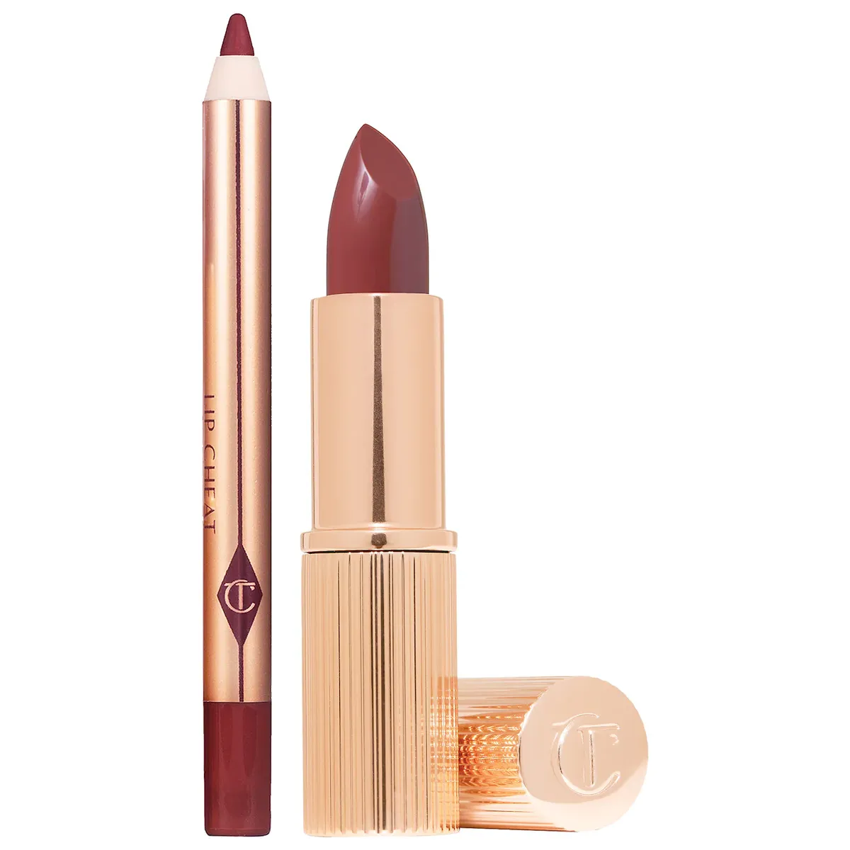 CHARLOTTE TILBURY - Mini Duo Set de Labial + Delineador Pillow Talk - Deep Charlotte Tilbury