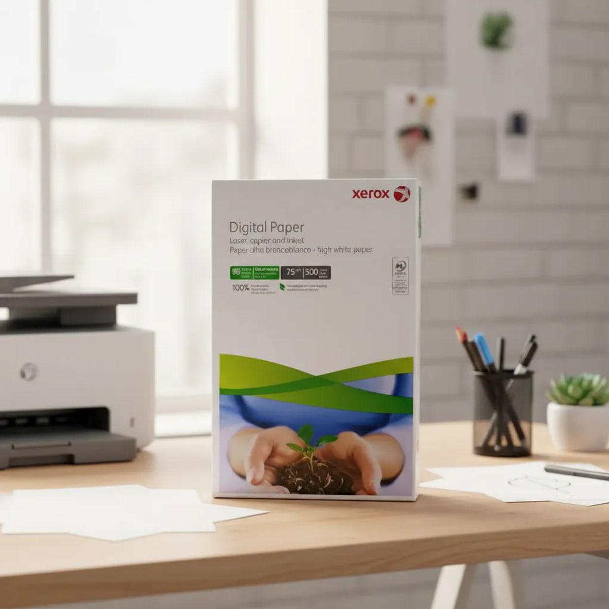 XEROX - Resma Papel Fotocopia Xerox Oficio 75g X 500 Hojas