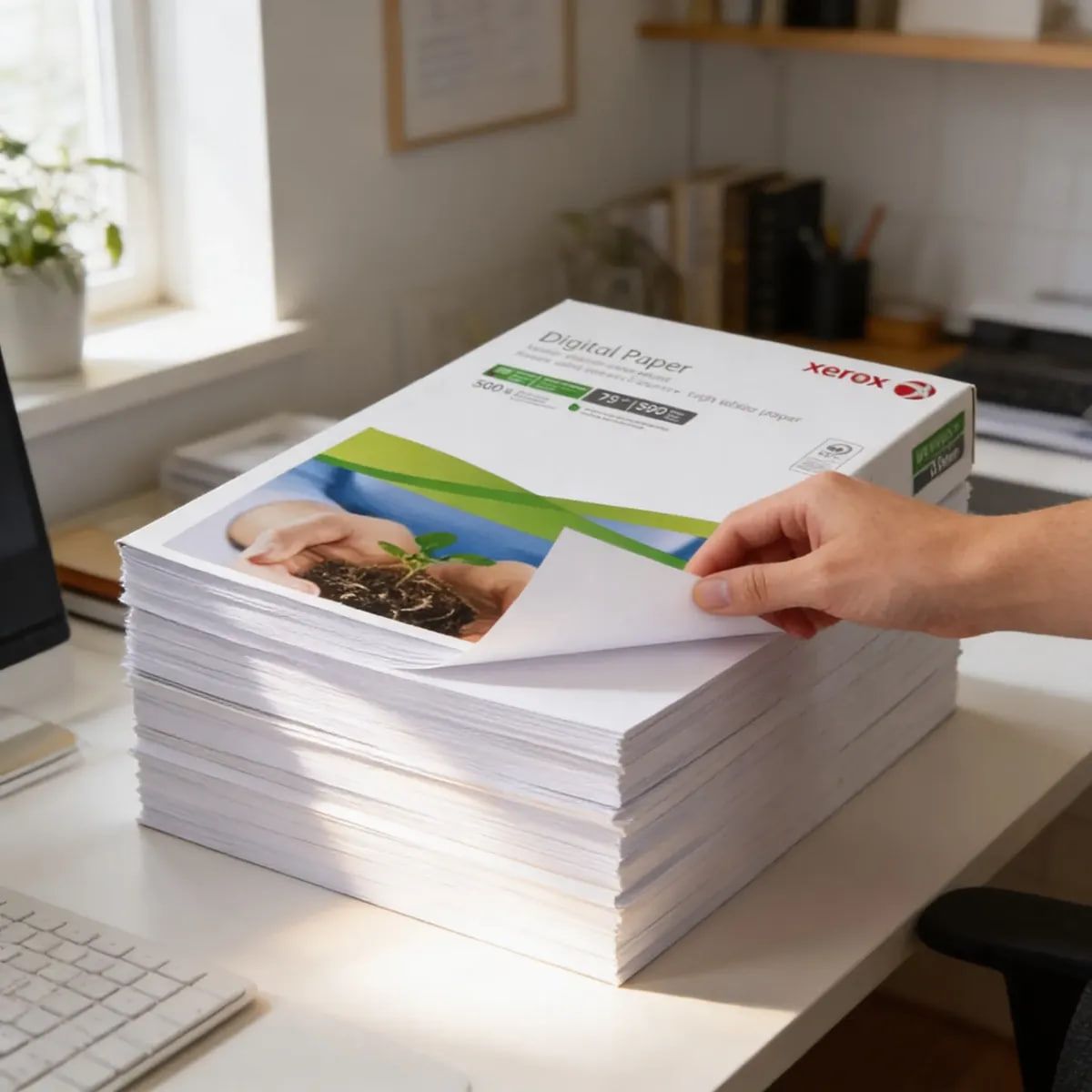 XEROX - Resma Papel Fotocopia Xerox Oficio 75g X 500 Hojas