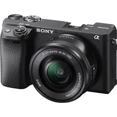 SONY - A6400 Mirrorless Digital Camera with 16-50mm Lens Black