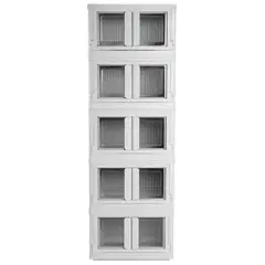 QRUBBER - Caja Plegable Organizadora 5 Niveles Gris MQ