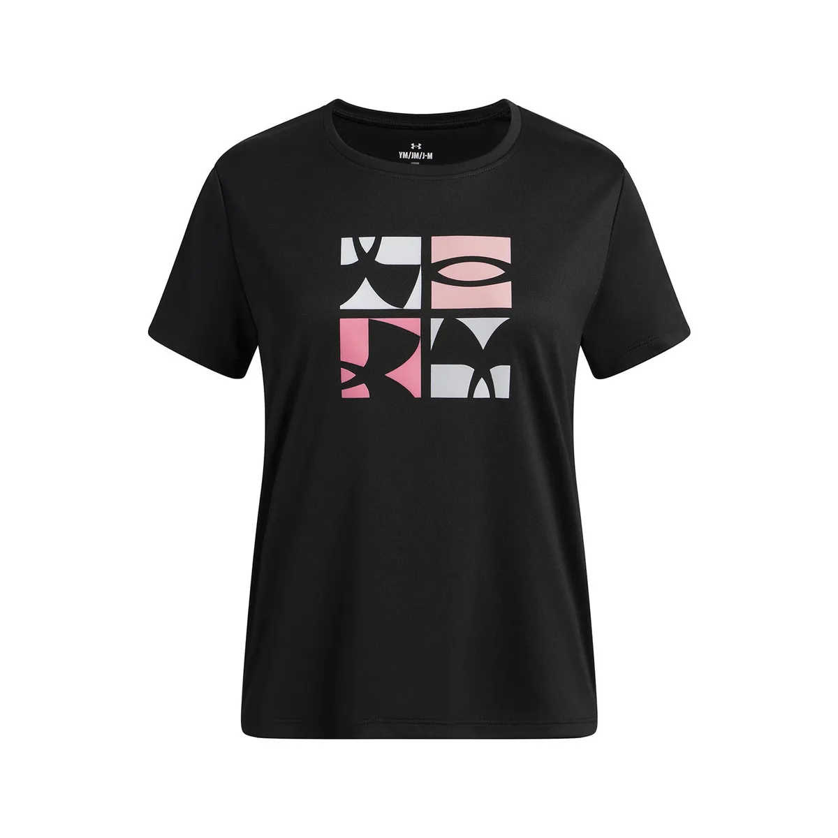 UNDER ARMOUR - Polera MC Niña Tech Logo Graphic Ssc Polera Negro UNDER ARMOUR