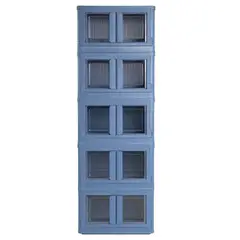QRUBBER - Caja Plegable Organizadora 5 Niveles Azul MQ