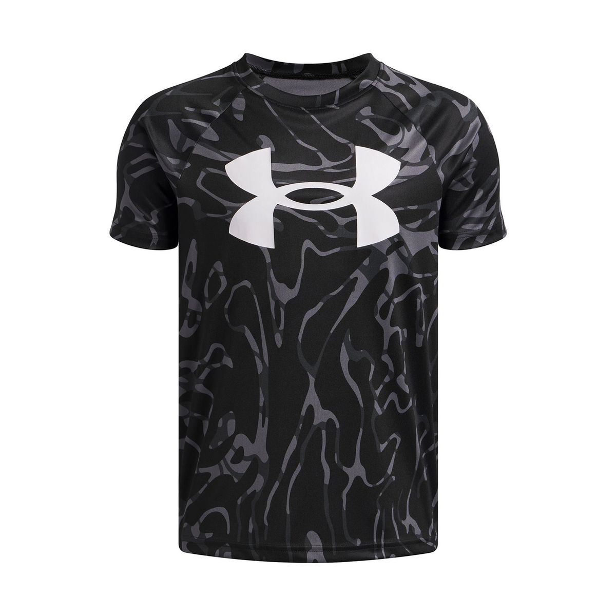UNDER ARMOUR - Polera MC Negro Niño Tech Big Logo Ss UNDER ARMOUR
