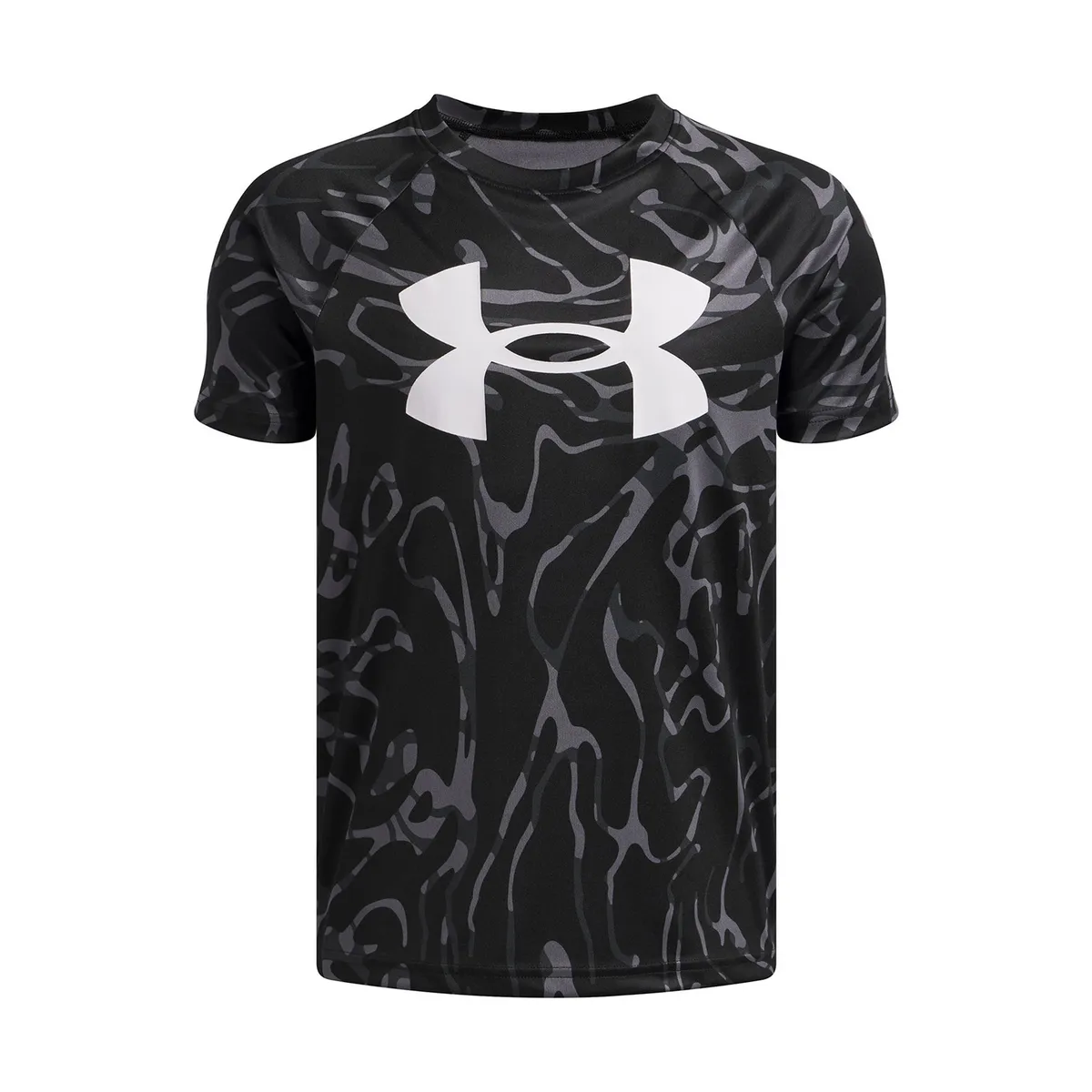 UNDER ARMOUR - Polera MC Negro Niño Tech Big Logo Ss UNDER ARMOUR