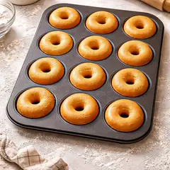 GENERICO - Molde Donuts Molde Antiadherente Para Donas Molde 12 Donas