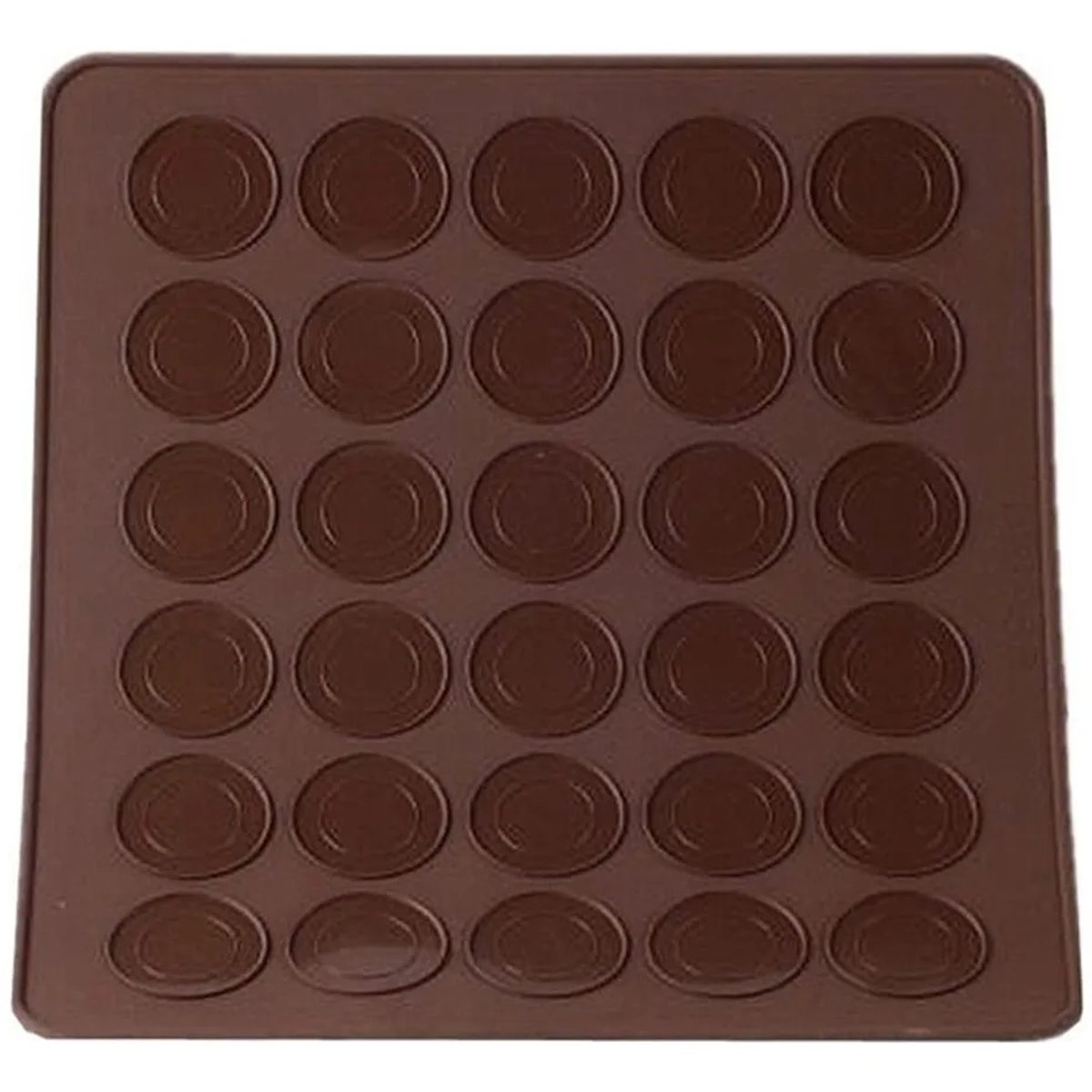 GENERICO - Tapete de silicona para Macarons con 30 cavidades
