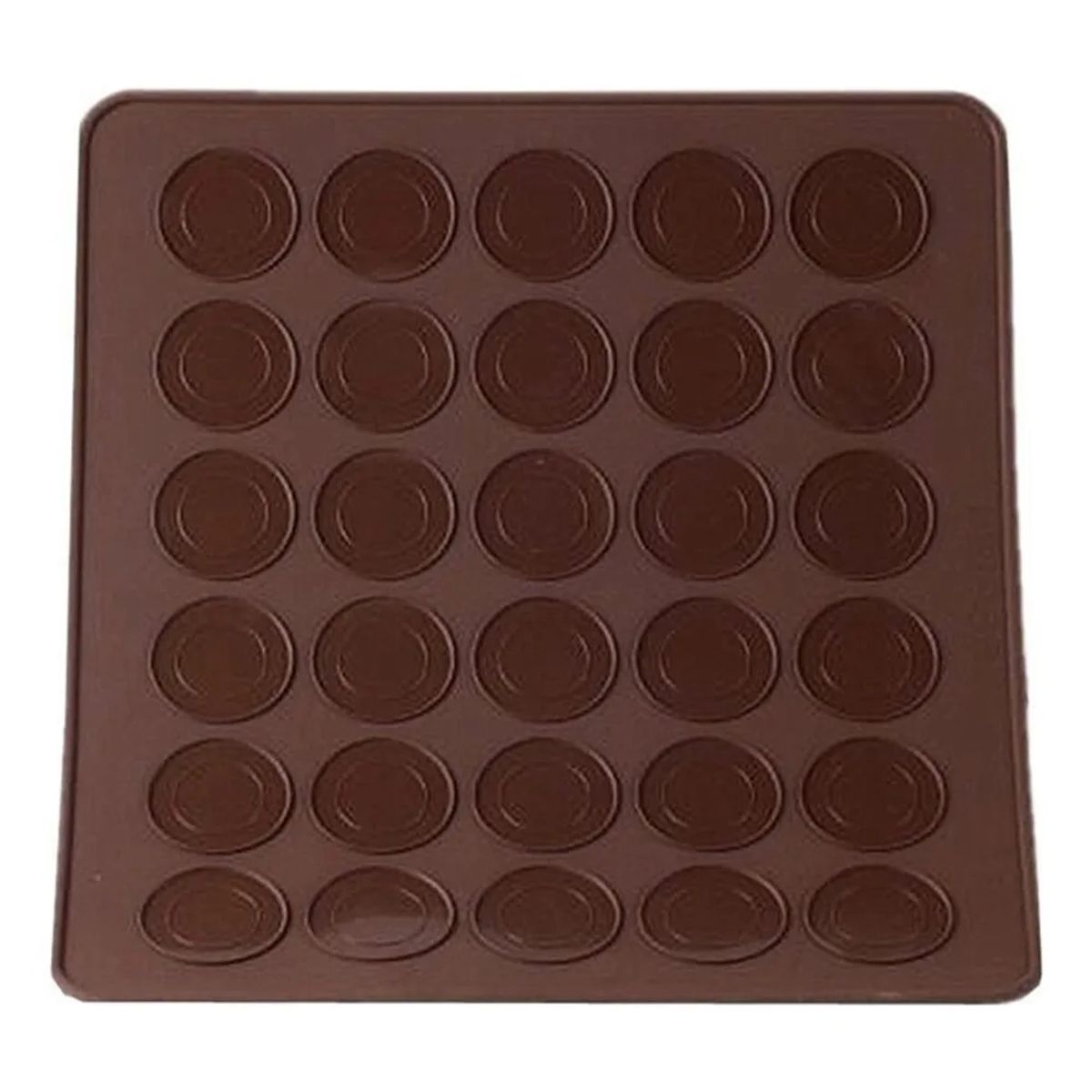 GENERICO - Tapete de silicona para Macarons con 30 cavidades