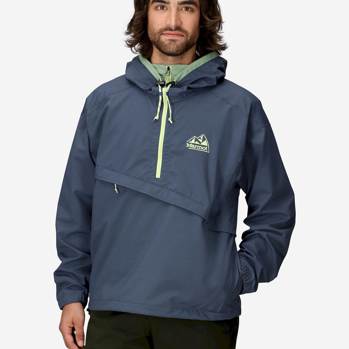 MARMOT - Chaqueta Hombre 96 Active Anorak Azul Marmot