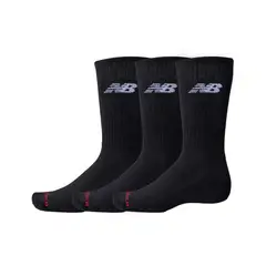 NEW BALANCE - Calcetines 3 Pares Unisex Everyday Cushion Negro