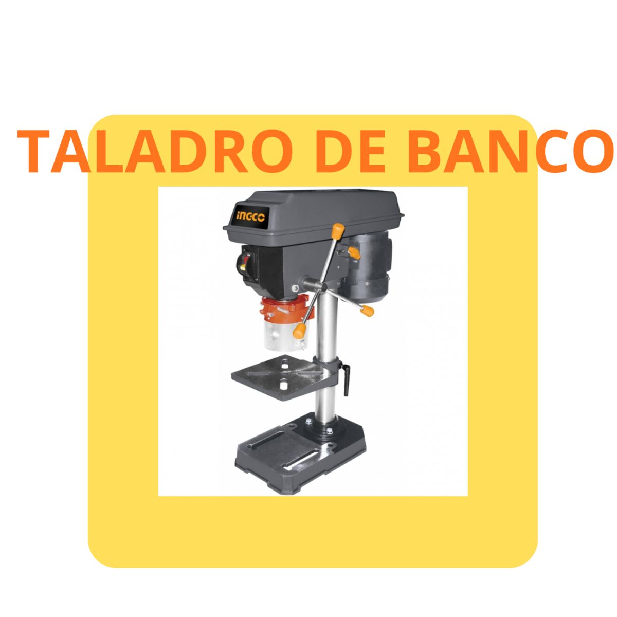 INGCO - Taladro Banco Ingco 13mm 350W 5 Velocidades DP133505