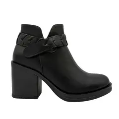 DINASTELLA - Botin para mujer liso Negro Danicolle