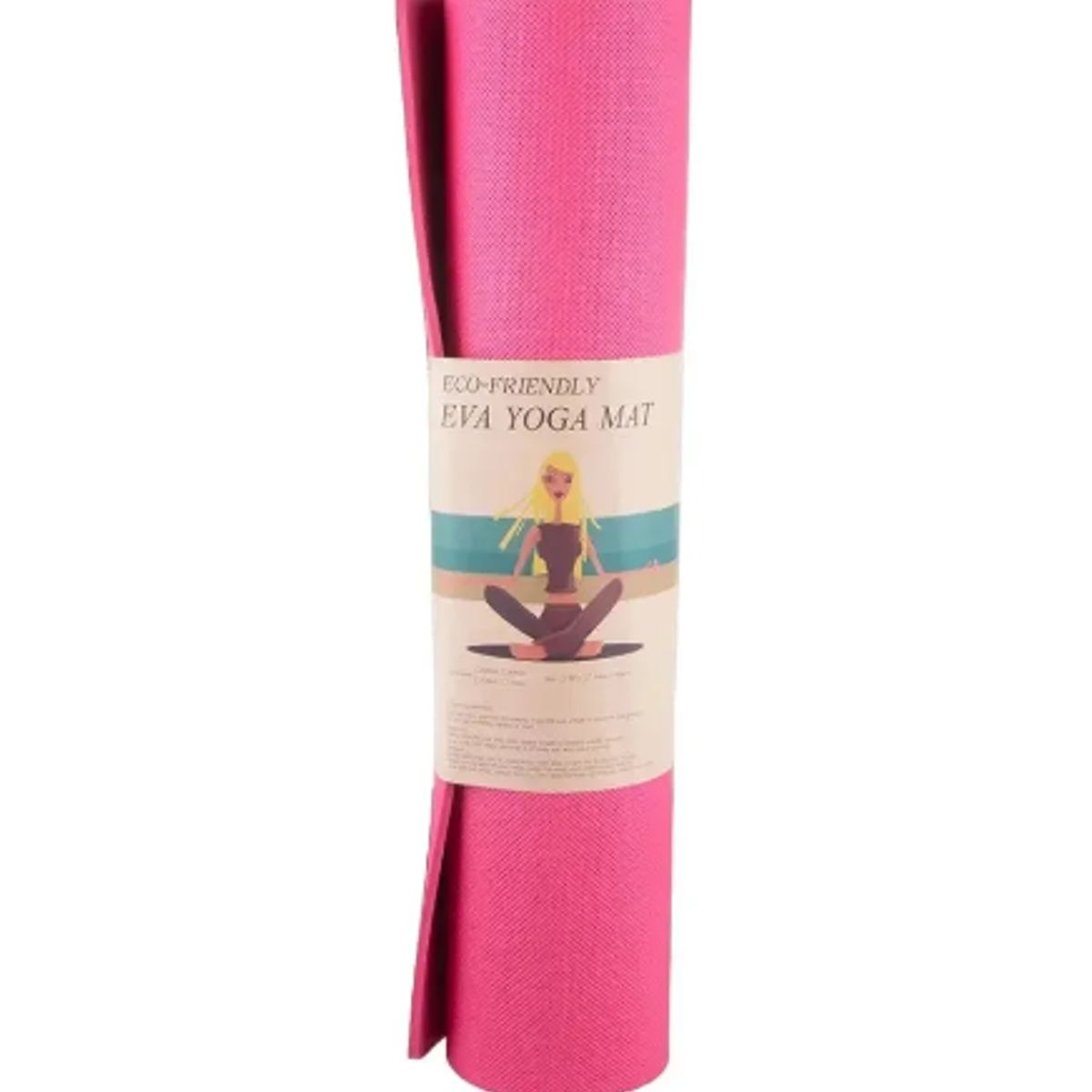 GENERICO - Mat Yoga Eco Friendly Alfombra Ejercicios Eva Yoga Mat Color Rosa