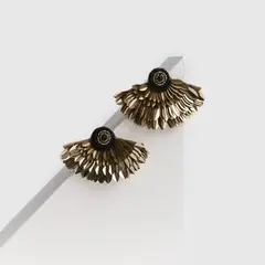 LOUNGE - Aros Mujer Mostacillas Plumas