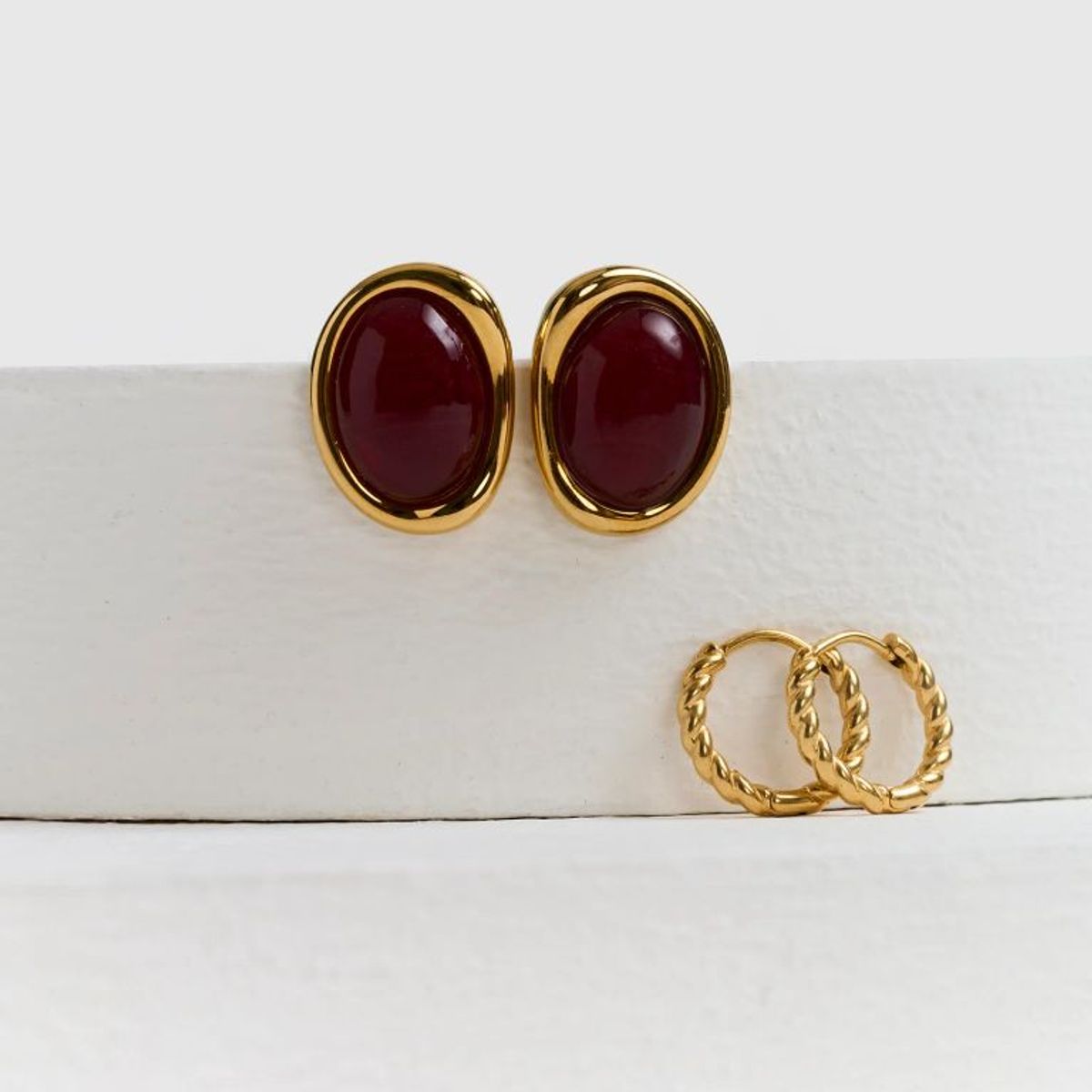 LOUNGE - Set Aros Mujer Piedra