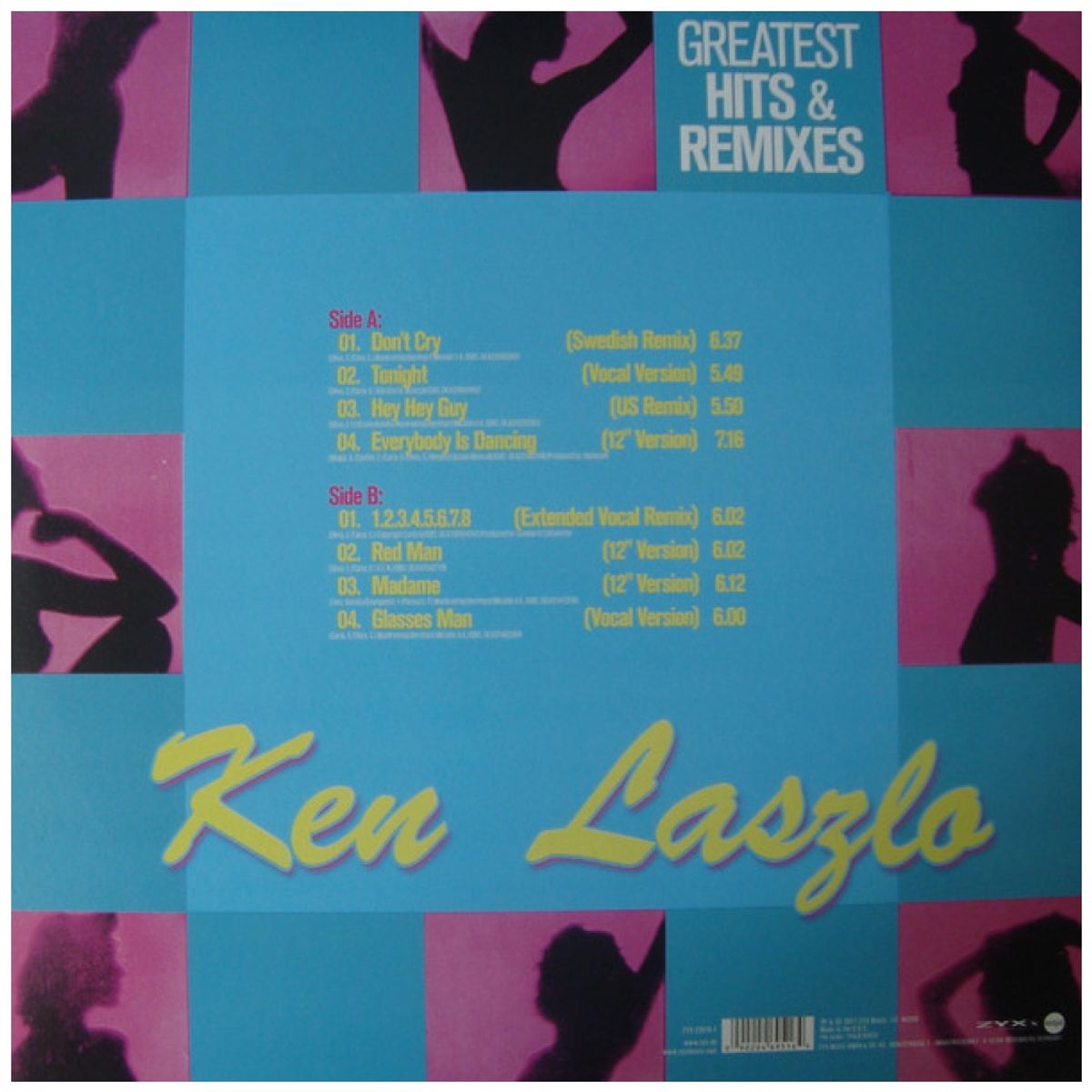 HITWAY MUSIC - KEN LASZLO - GREATEST HITS & REMIXES - VINILO