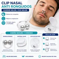 MOVI - ANTI-RONQUIDOS BIOMAGNETICO PARA UN BUEN DORMIR