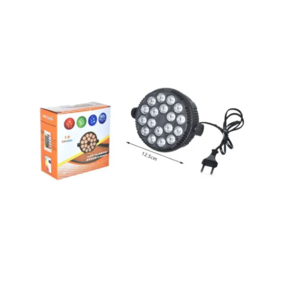 GENERICO - Disco Rítmico Multicolor Luz Led Para Disco Carrete Monocromatica